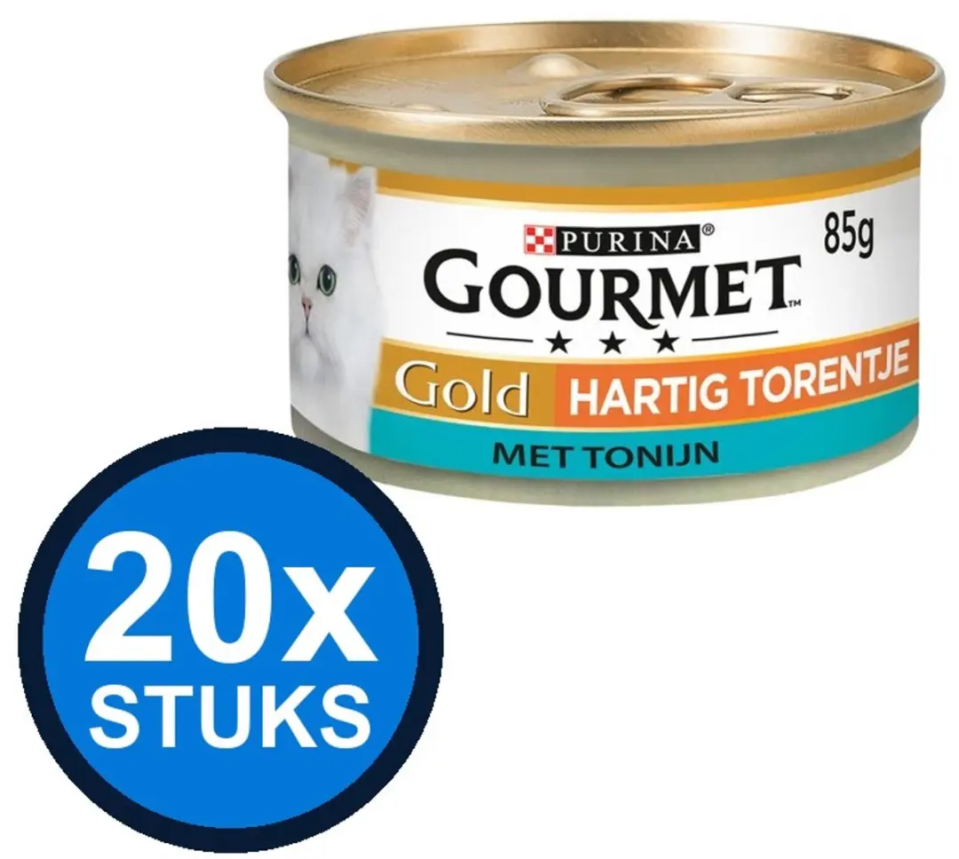Gourmet Gold Hartig Torentje Tonijn Kattenvoer Natvoer