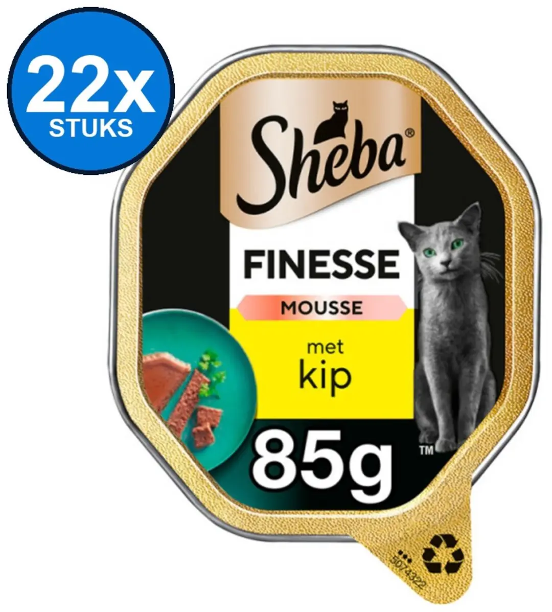 Sheba Finesse Mousse Kip Kattenvoer Natvoer