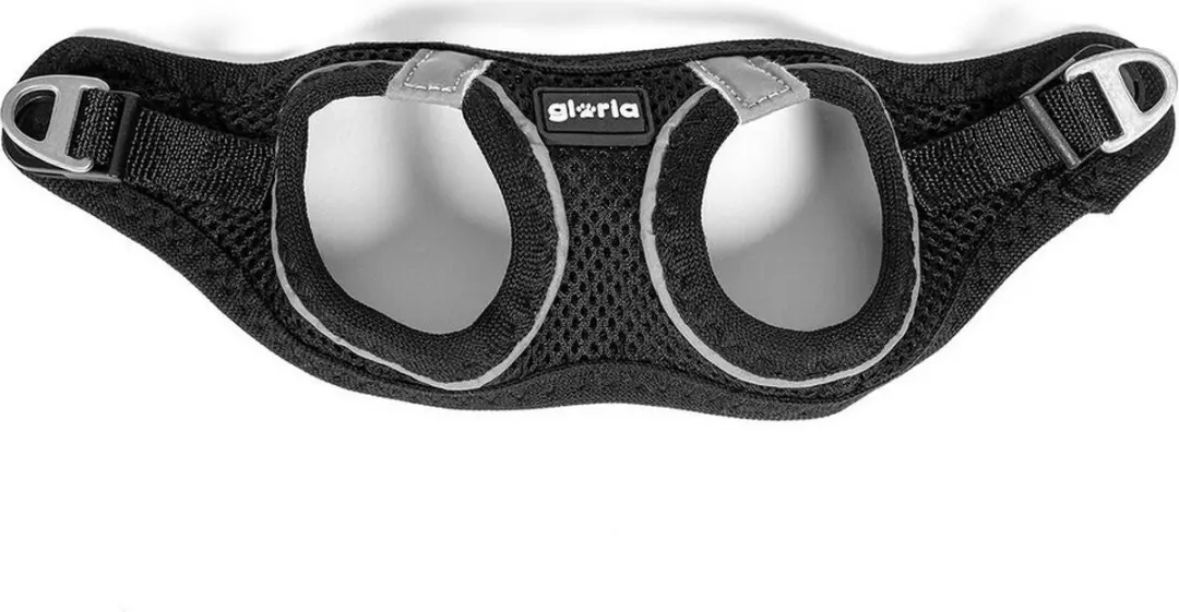 Gloria Air Mesh Trek Star Hondentuigje - Zwart - Maat XXXS