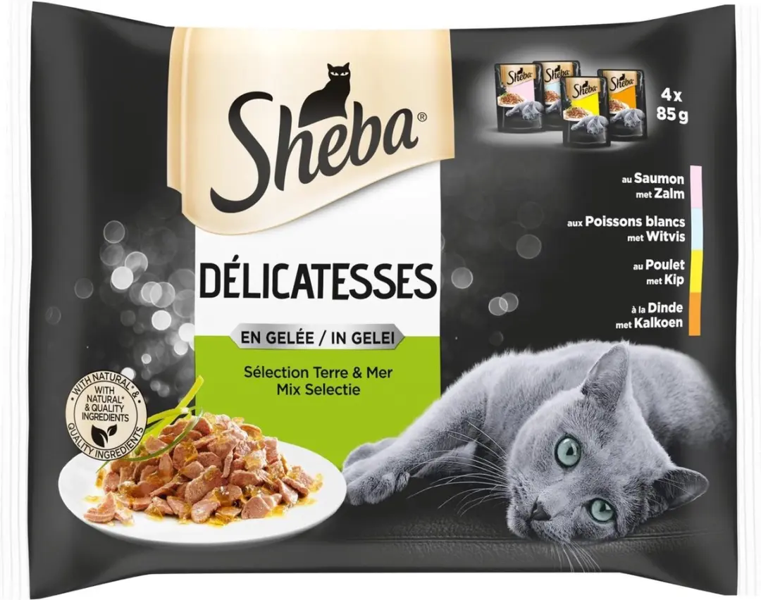 Sheba Delicatesse Gelei Multipack