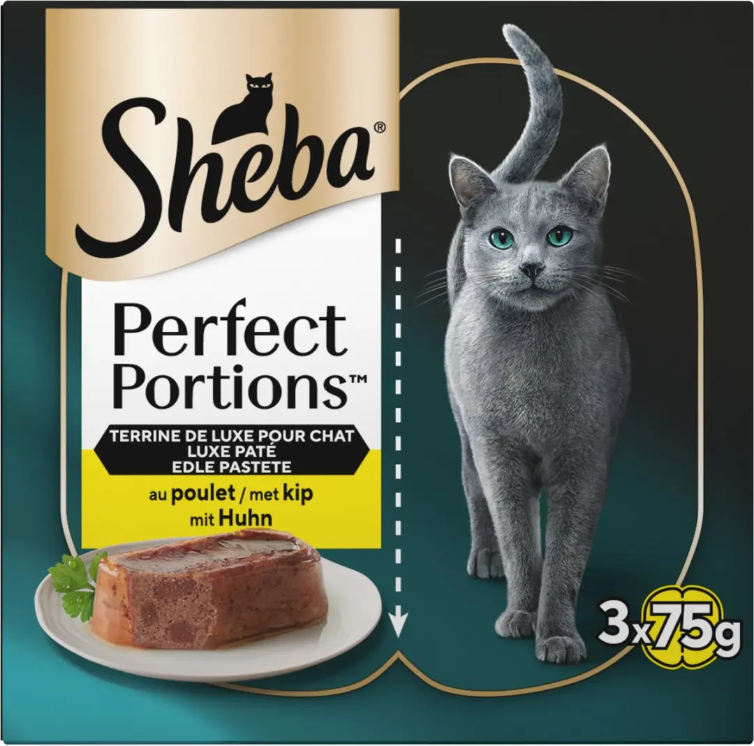 Sheba Perfect Portions Adult Kip - 6 Stuks