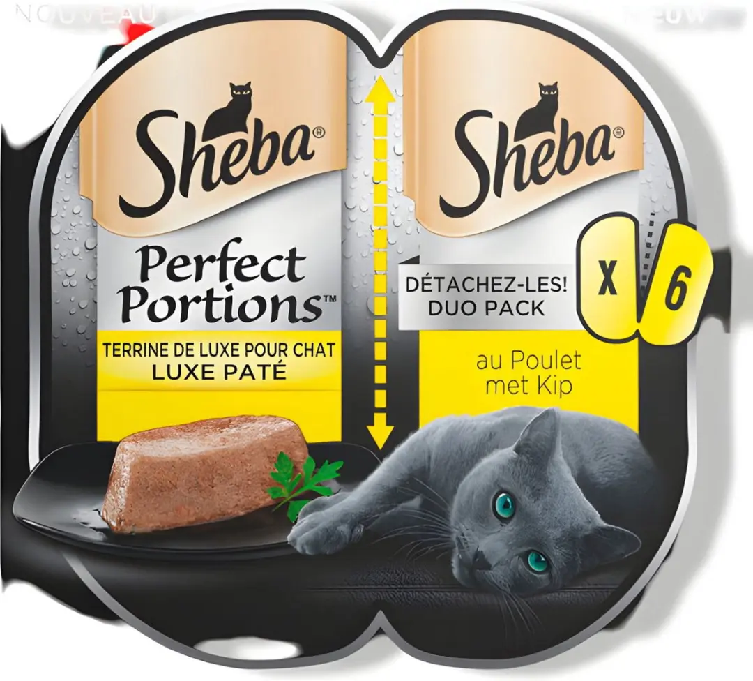 Sheba Perfect Portions Adult Kip - 6 Stuks