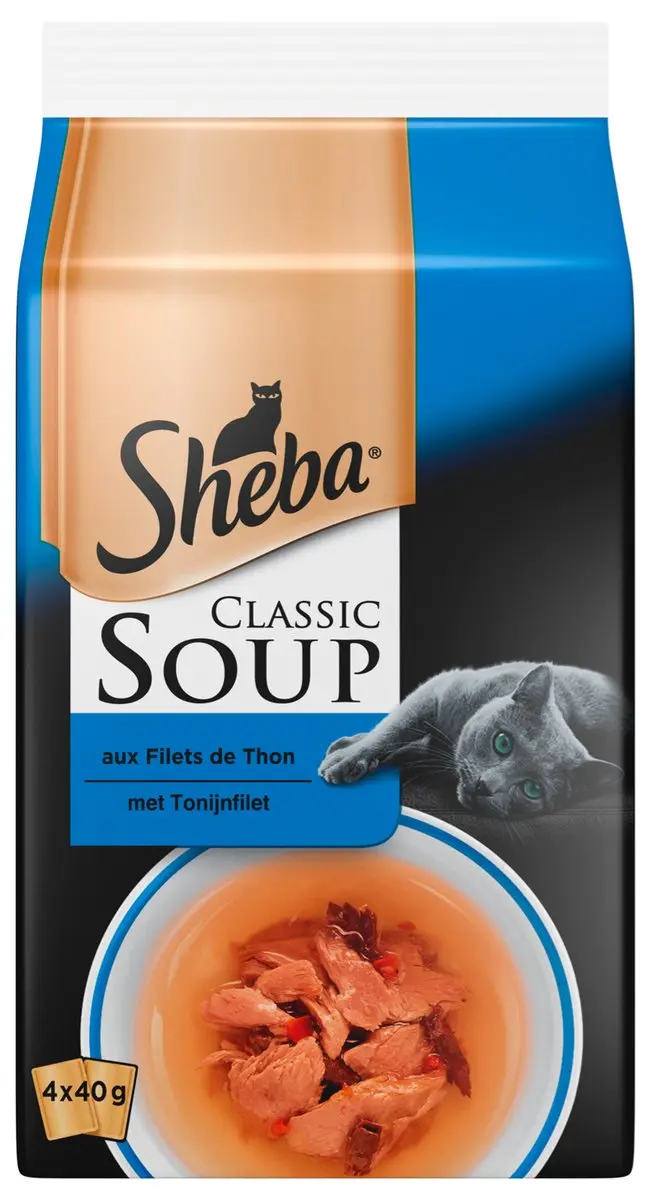 Sheba Classic Soup Tonijn Kattenvoer