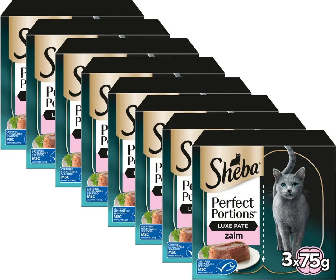 Sheba Luxe Zalm Paté Natvoer