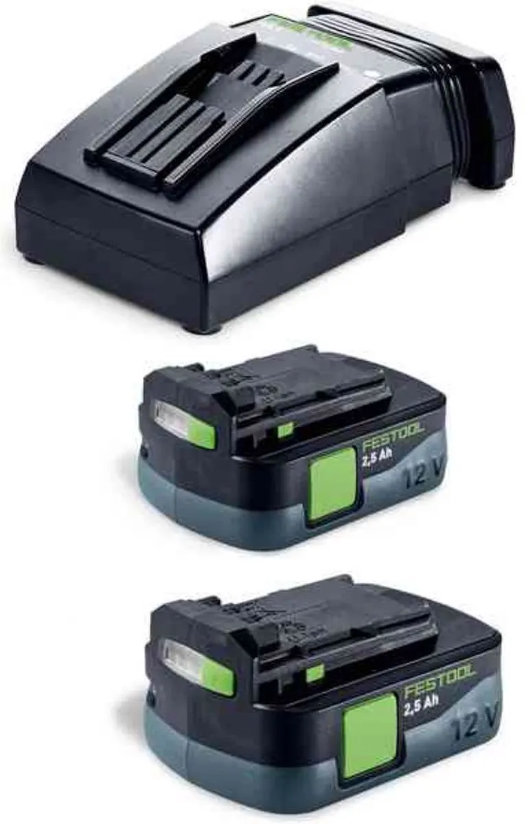 Festool CXS 12 2,5-Plus Accu Schroefboormachine 12V - 2x Accu 2,5Ah - afbeelding 6 van 6