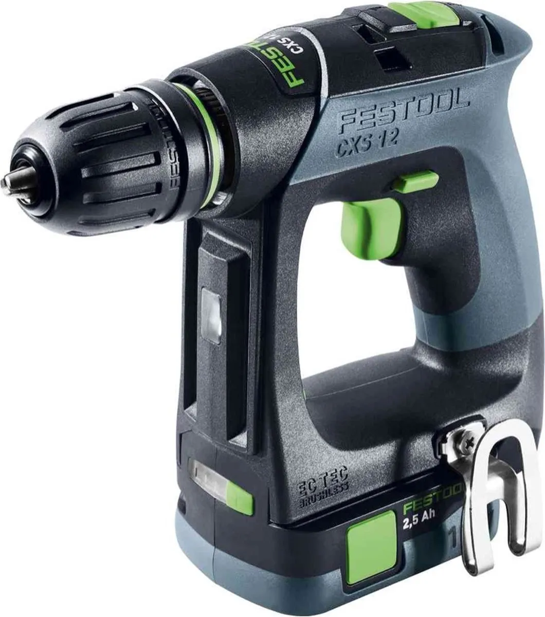 Festool CXS 12 2,5-Plus Accu Schroefboormachine 12V - 2x Accu 2,5Ah