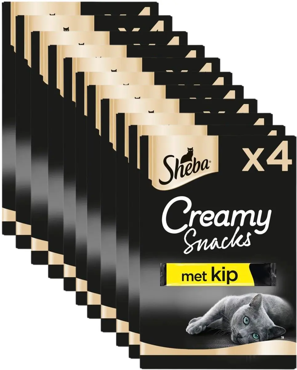 Sheba Creamy Snoepjes Kip Kattensnacks