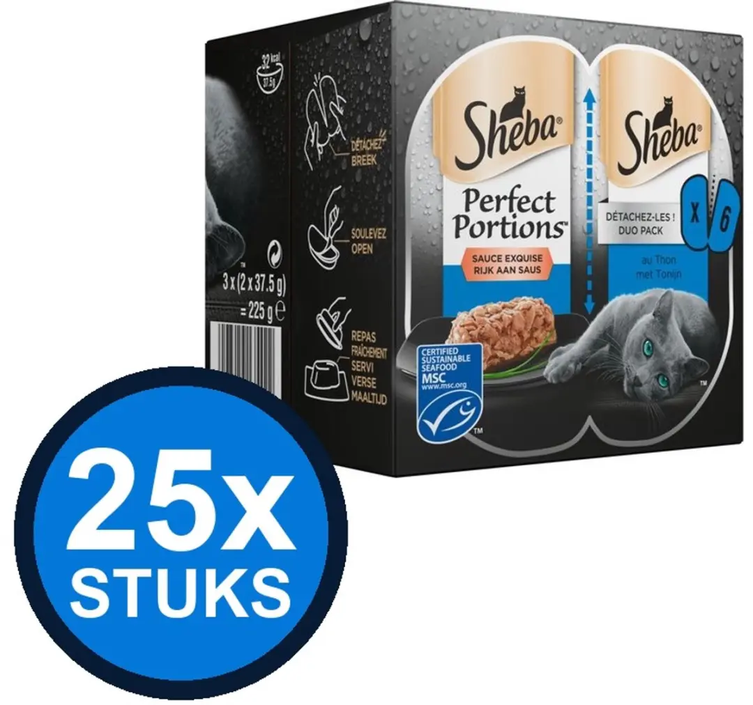 Sheba Perfect Portions Tonijn Kattenvoer Natvoer