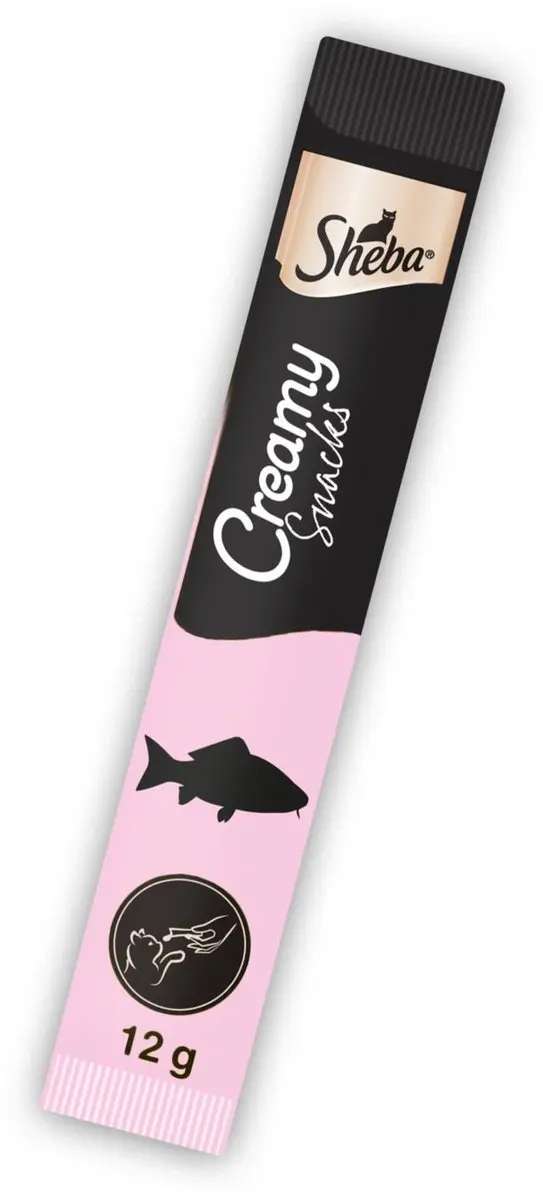 Sheba Creamy Snacks Zalm - 4 Stuks - afbeelding 6 van 6