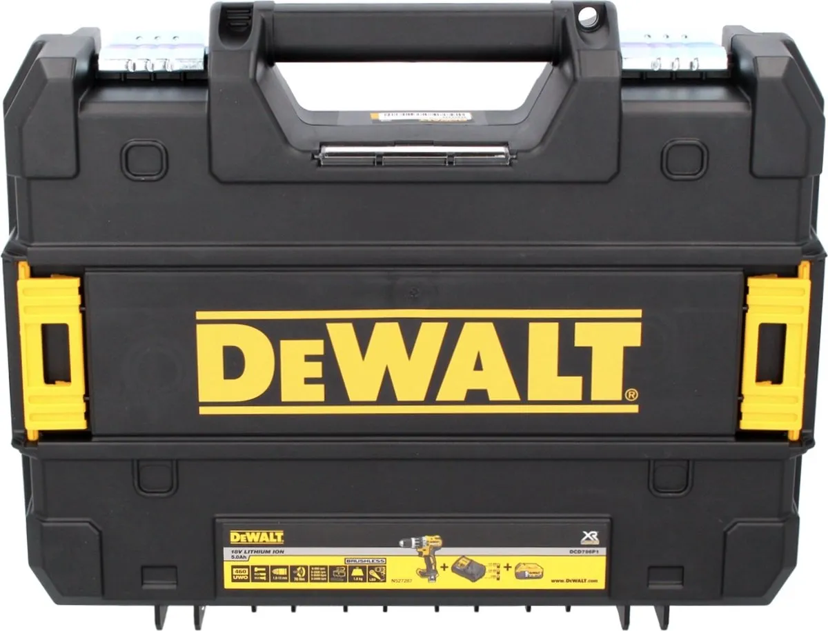 DeWalt DCF 887 P2T Slagmoersleutel 18V 205Nm - 2x 5,0Ah + Oplader - afbeelding 5 van 5