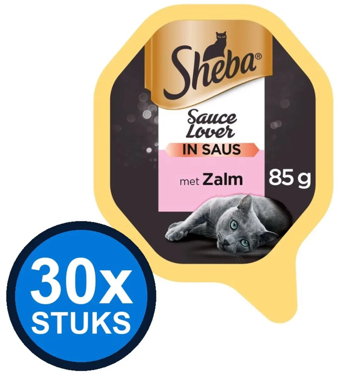 Sheba Sauce Lover Zalm Natvoer Kattenvoer