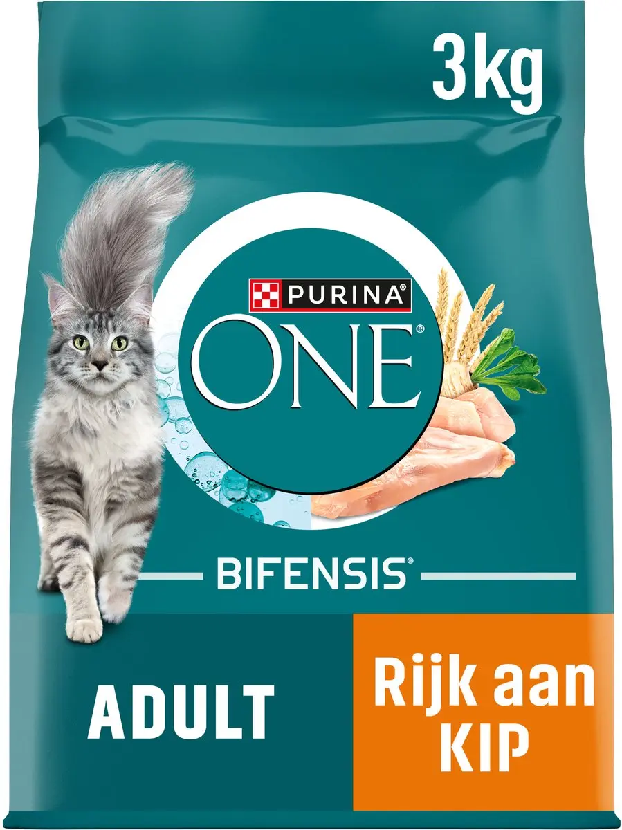 Purina ONE Adult Kattenbrokjes Kip & Volkoren Granen