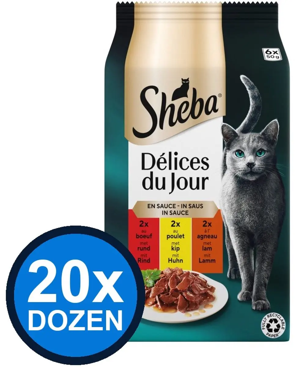 Sheba Delices Du Jour Saus Traiteur Sel