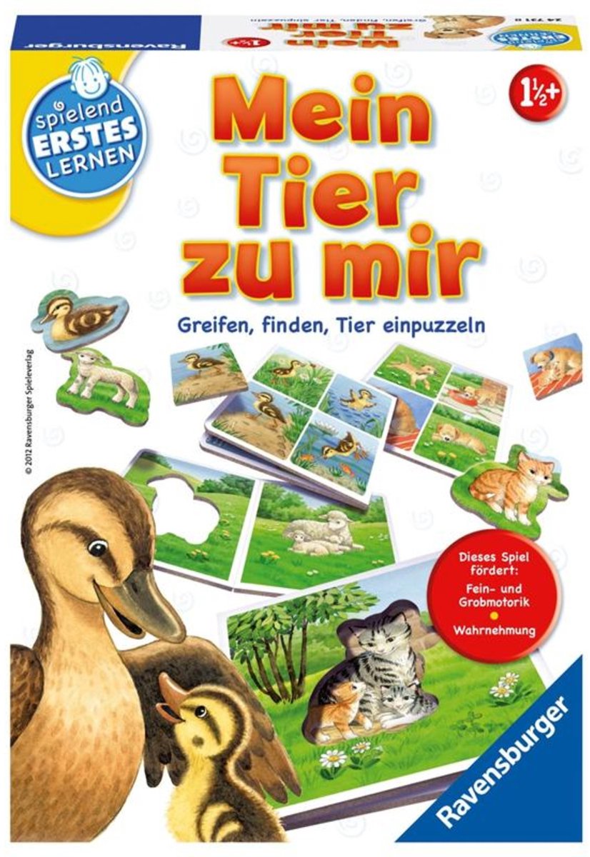 Ravensburger Mein Tier zu mir Kinderen Leerzaam bordspel