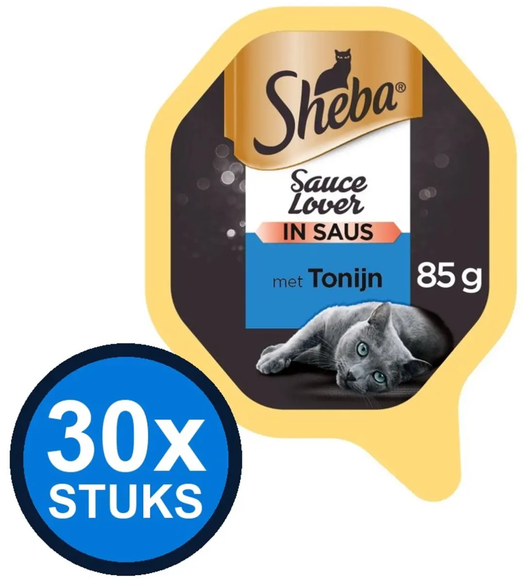 Sheba Sauce Lover Tonijn Natvoer Kattenvoer
