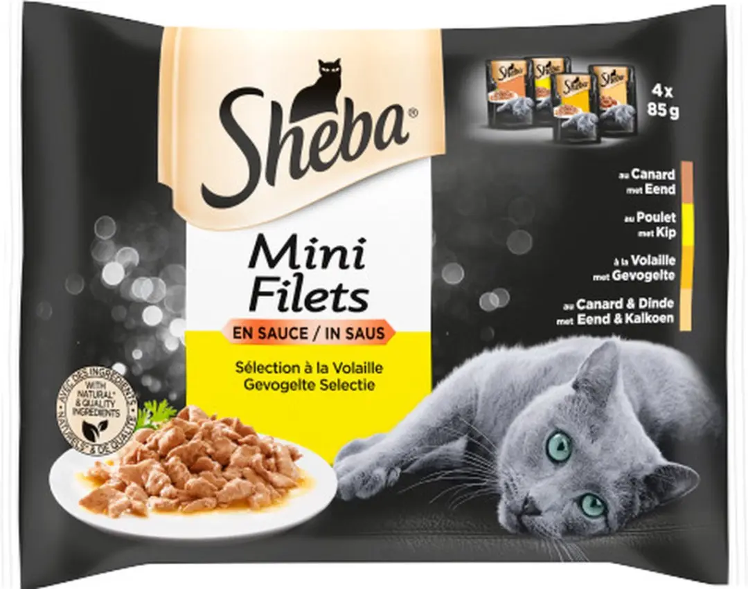 Sheba Mini Filets Gevogelte in Saus