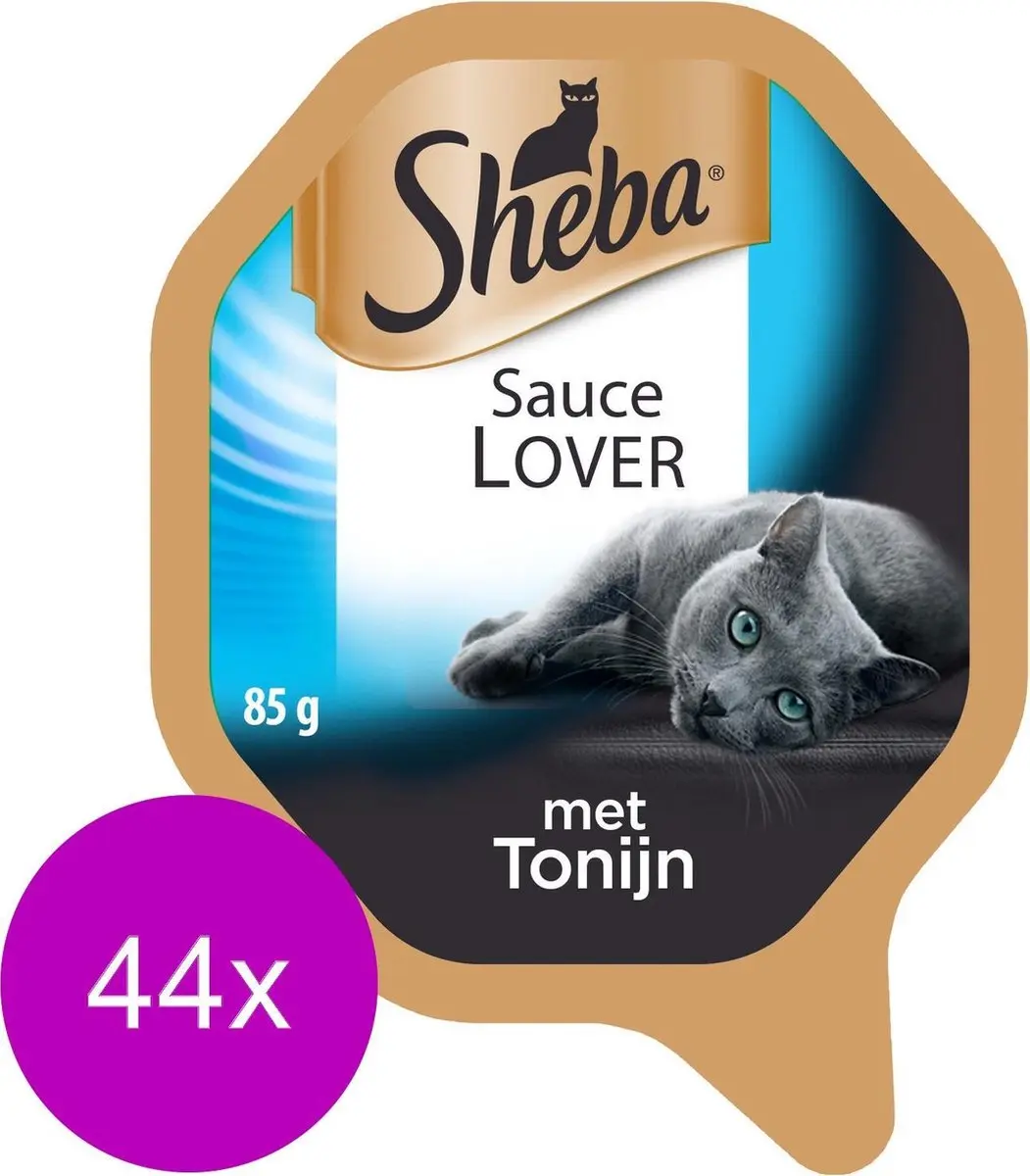 Sheba Alu Lovers Tonijn Kattenvoer - 44 Stuks