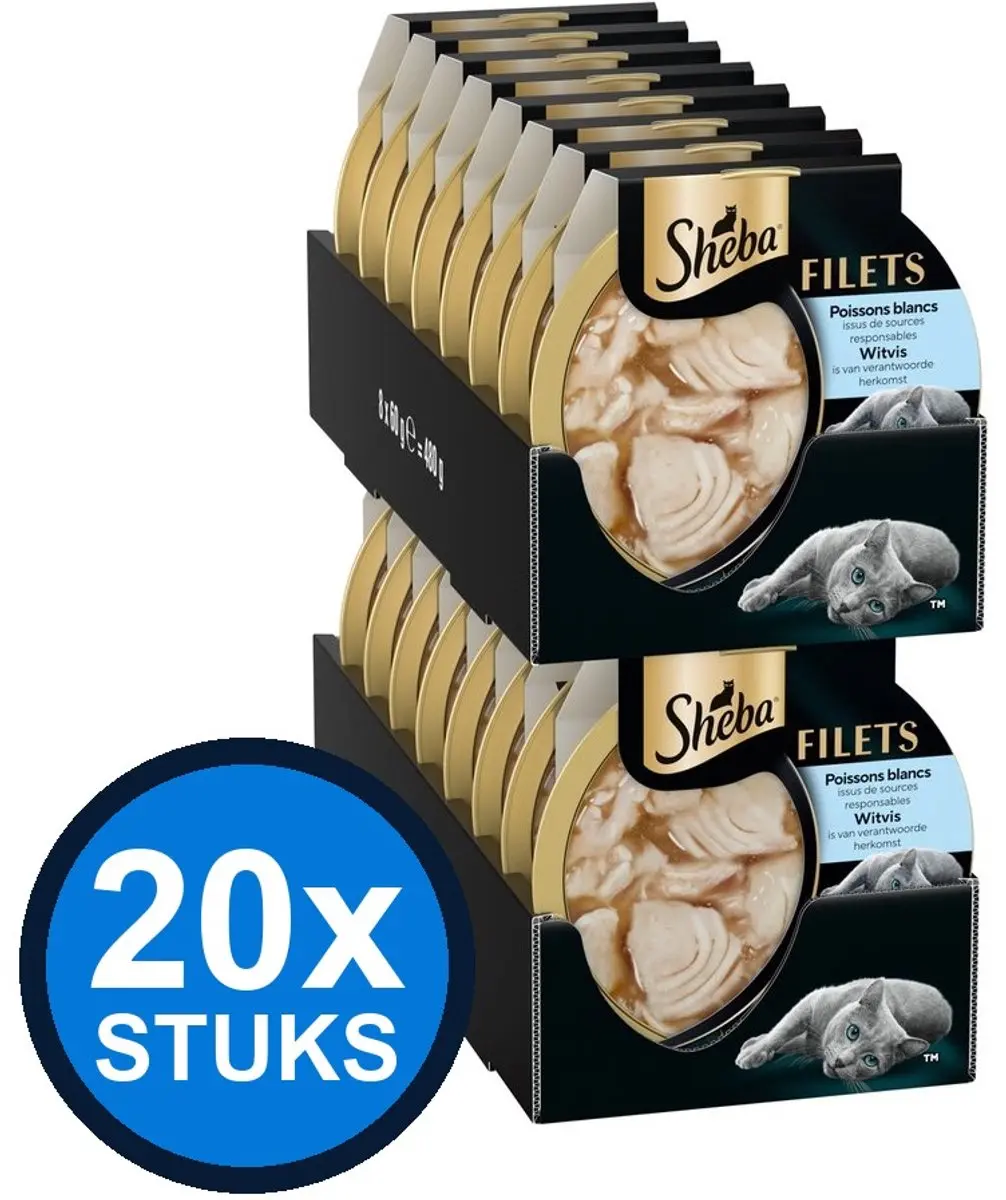 Sheba Filets Witvis Natvoer