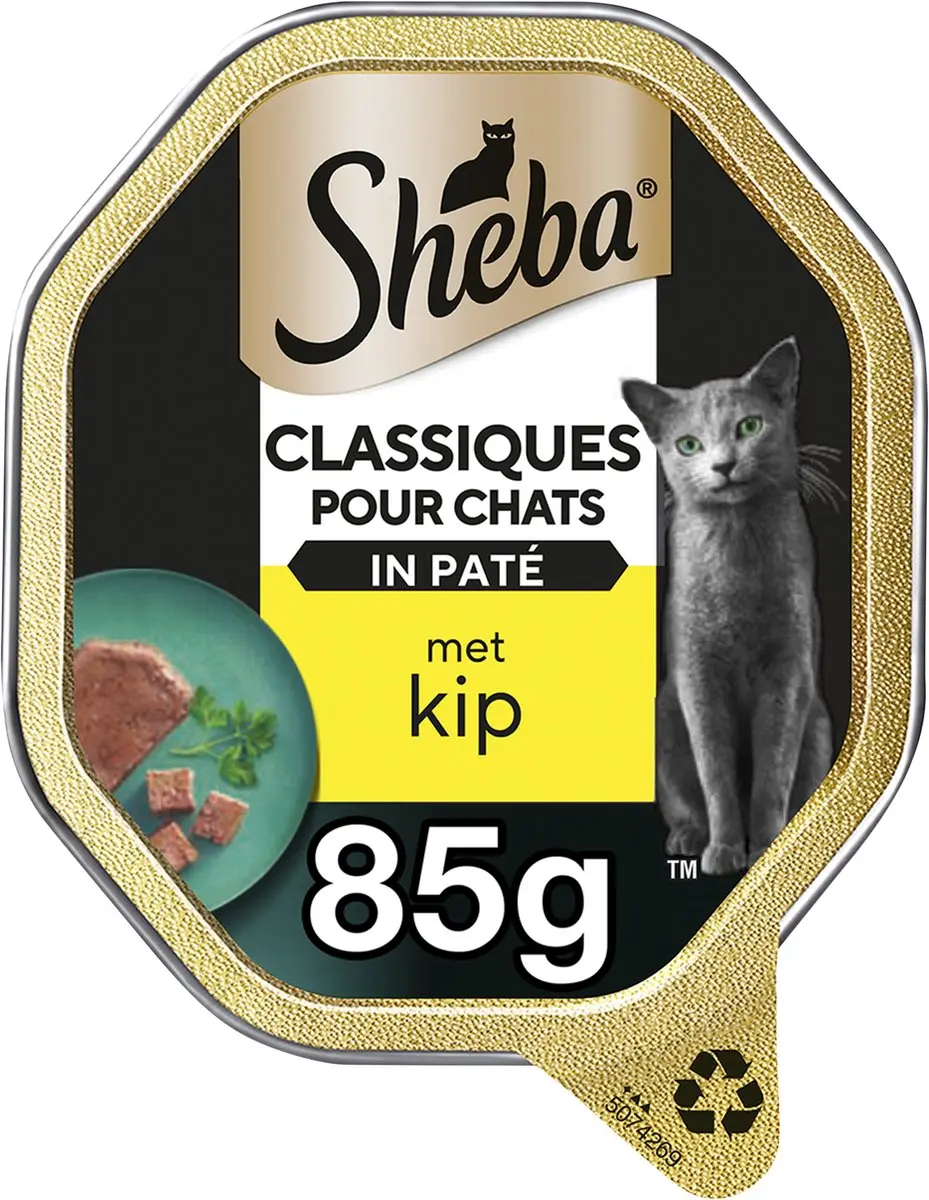Sheba Classic Paté Kip Natvoer 22x85g