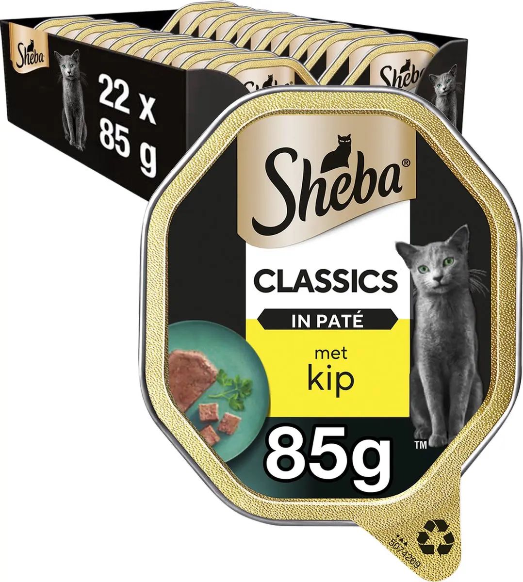 Sheba Classic Paté Kip Natvoer 22x85g