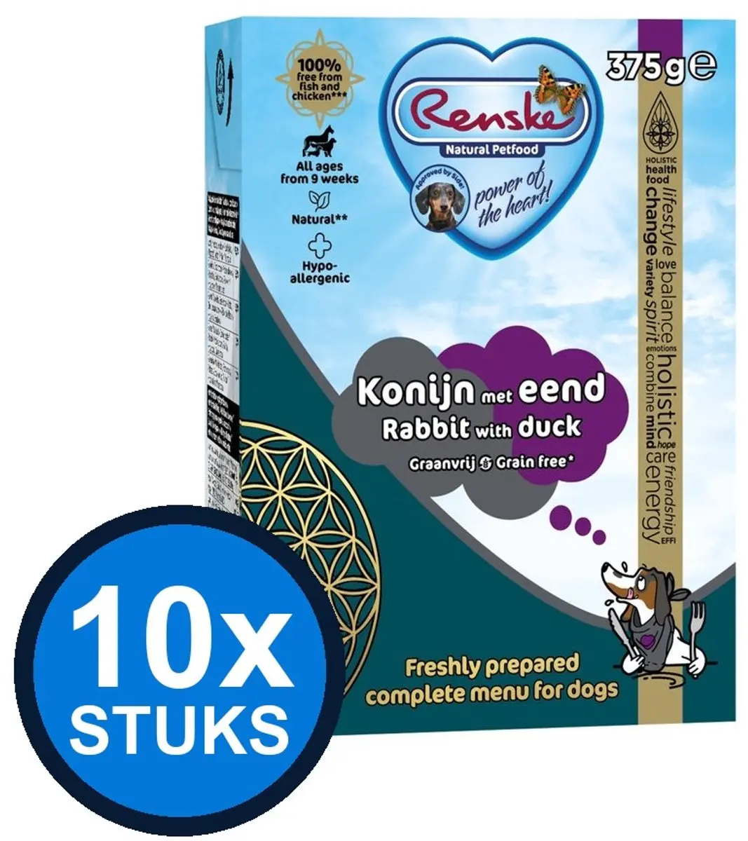 Renske Vers Konijn met Eend Graanvrij Natvoer
