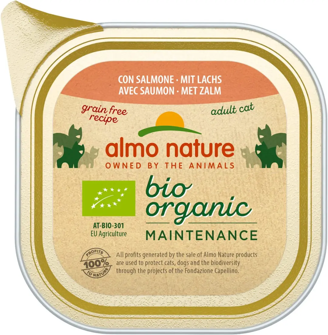 Almo Nature Bio Organic Maintenance Zalm 19x85g