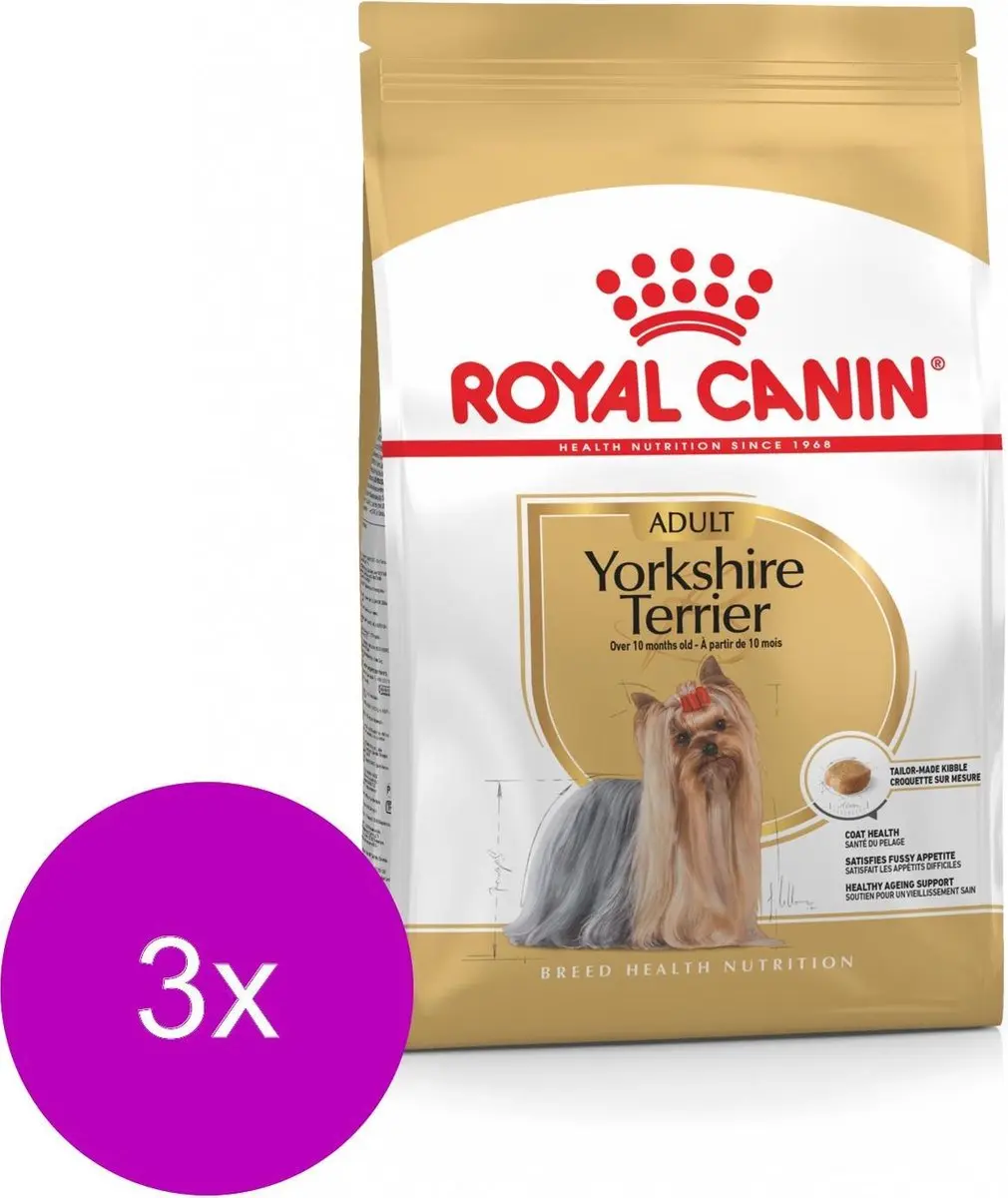 Royal Canin Yorkshire Terrier Adult Hondenvoer - 3x1,5kg