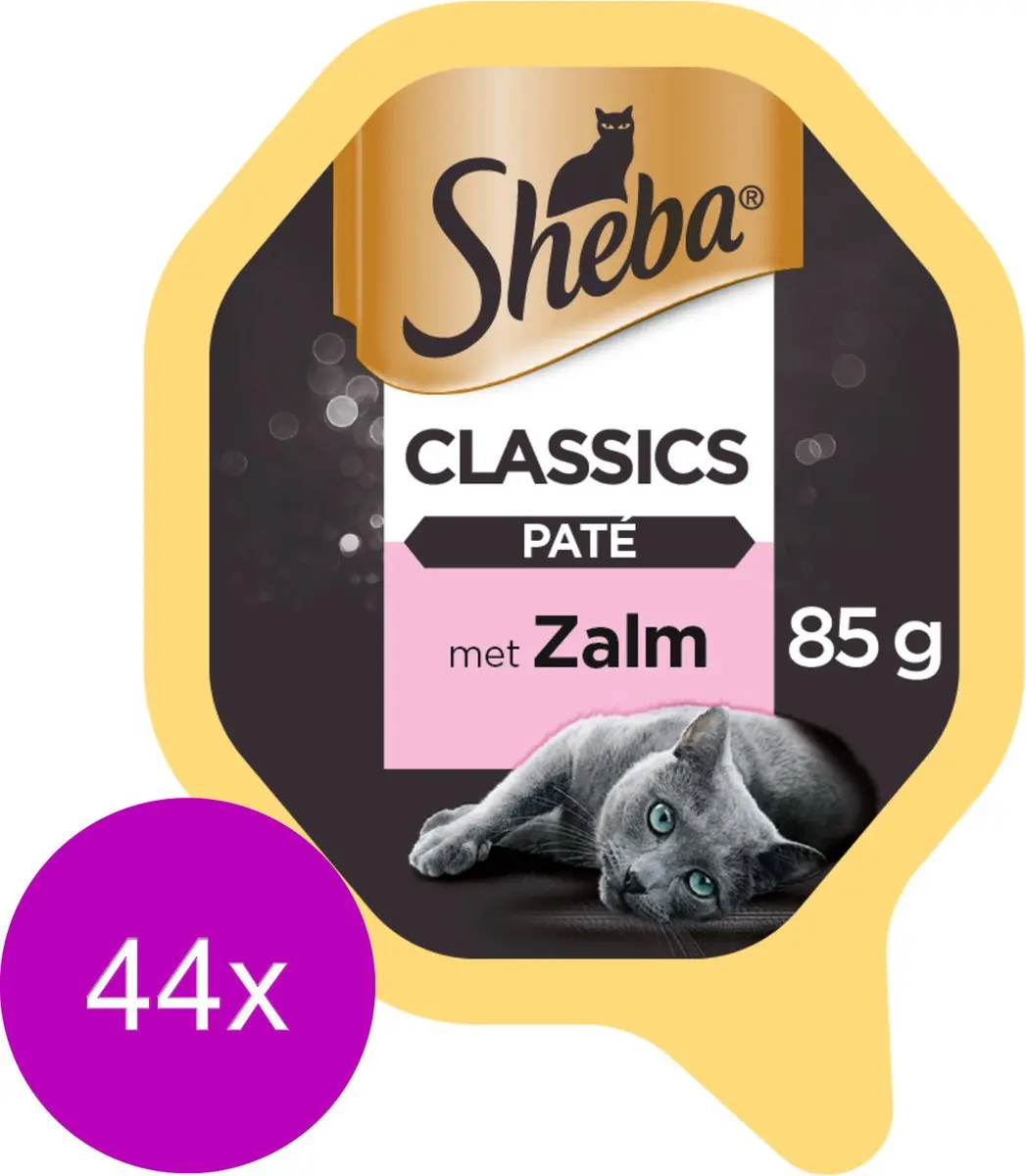 Sheba Alu Classic Paté Zalm 85g