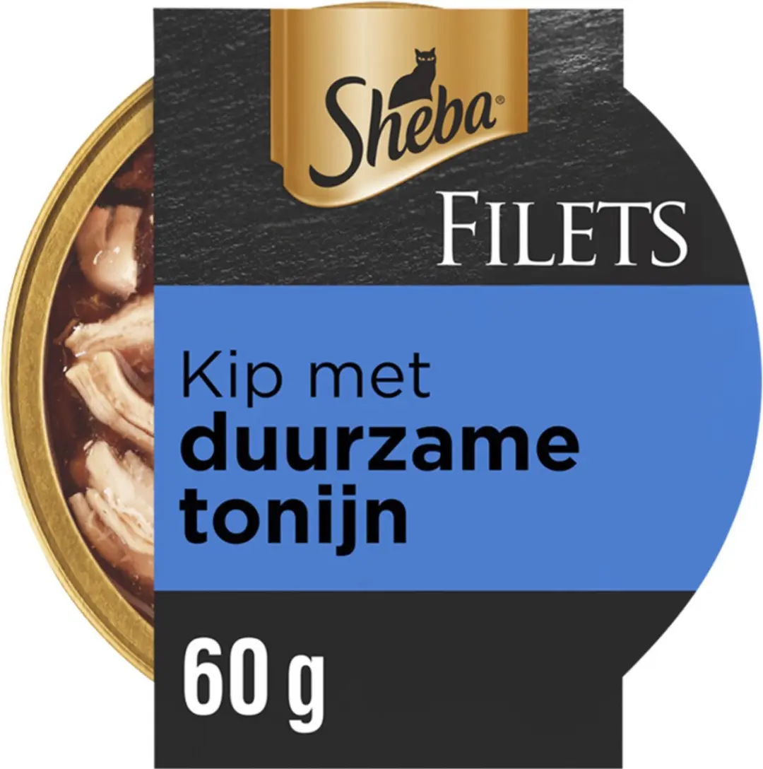 Sheba Filets Tonijn & Kip in Saus 16x60g