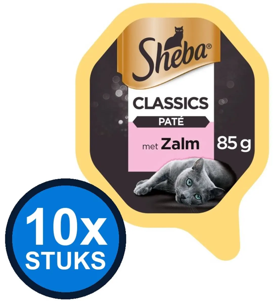 Sheba Classic Paté Zalm Kattenvoer Natvoer