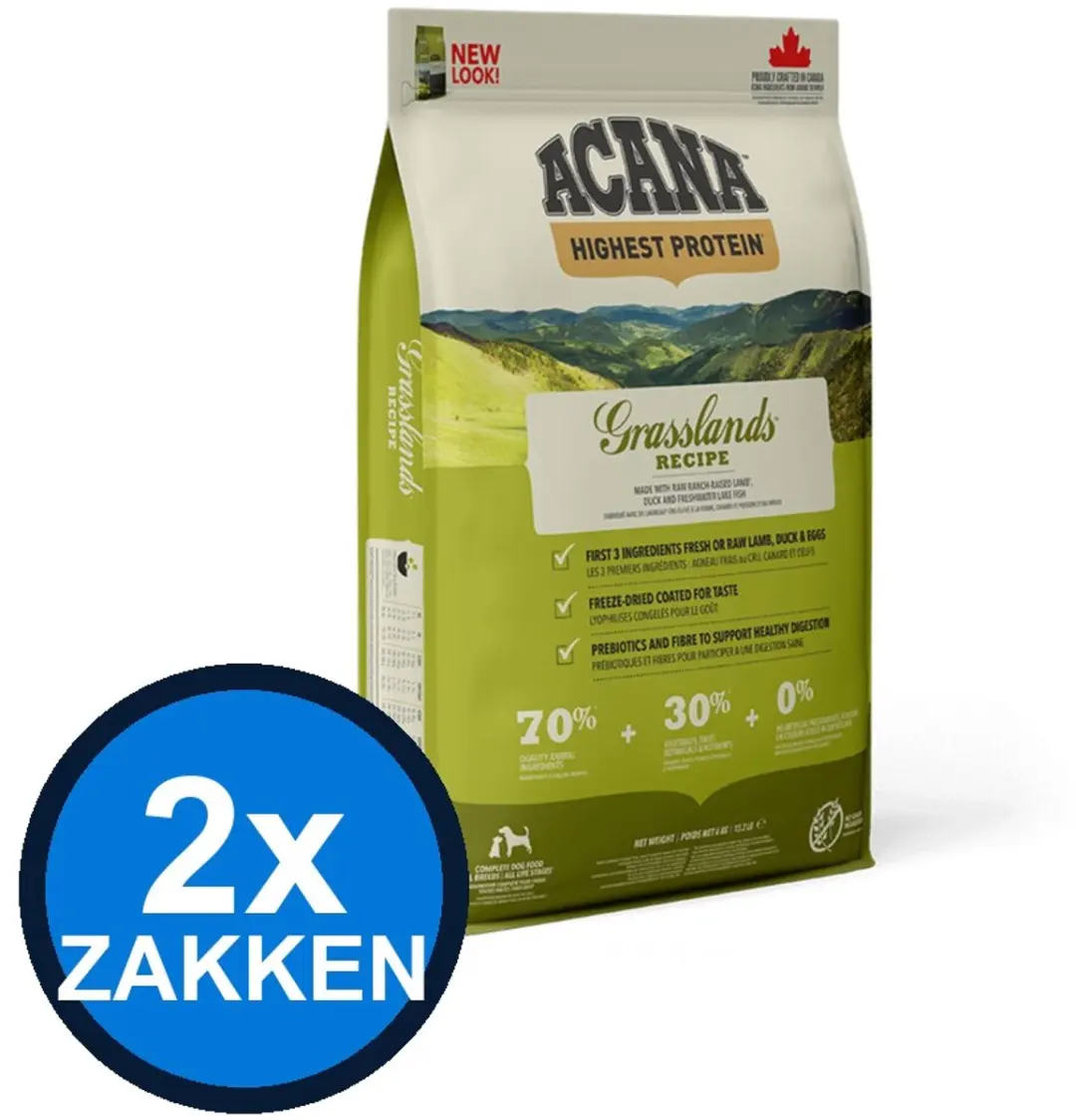Acana Grasslands Kattenvoer Droogvoer