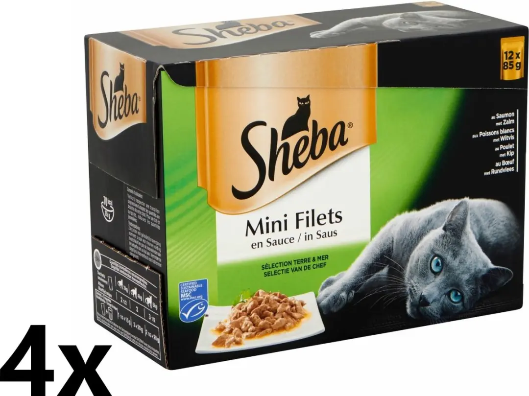 Sheba Mini Filets in Saus Selectie van de Chef