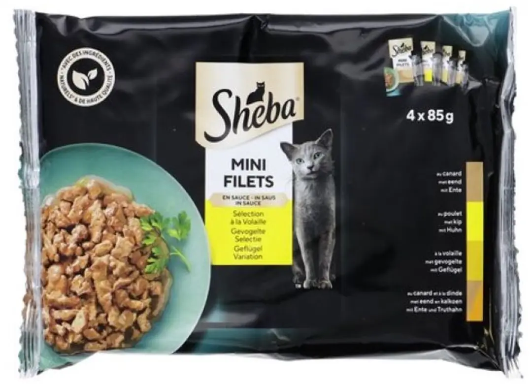 Sheba Mini Filets Gevogelte Selectie 24 Stuks