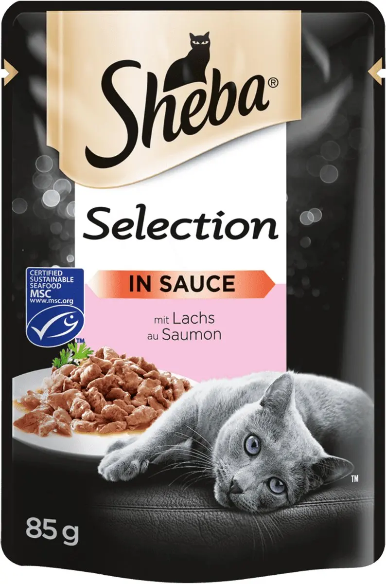 Sheba Selectie Saus Zalm