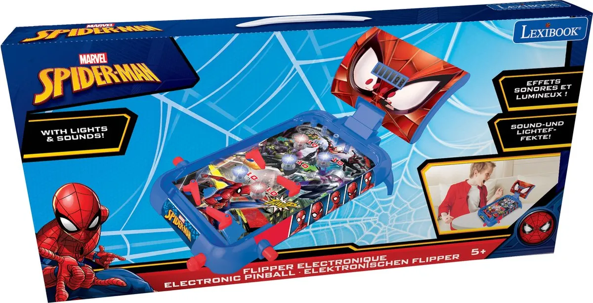 Disney Spider-Man Lexibook JG610SP Elektronische Flipperkast - Meerkleurig