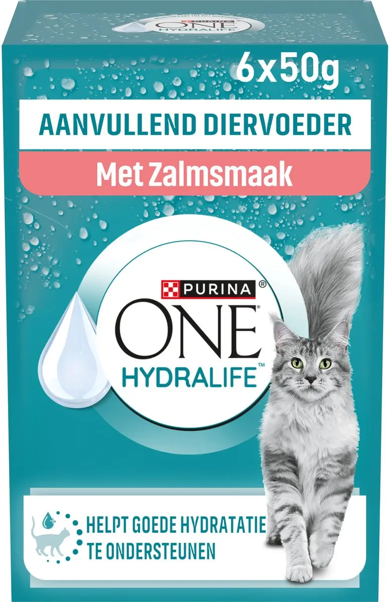 Purina ONE Hydralife Natvoer Zalm - 24 Stuks