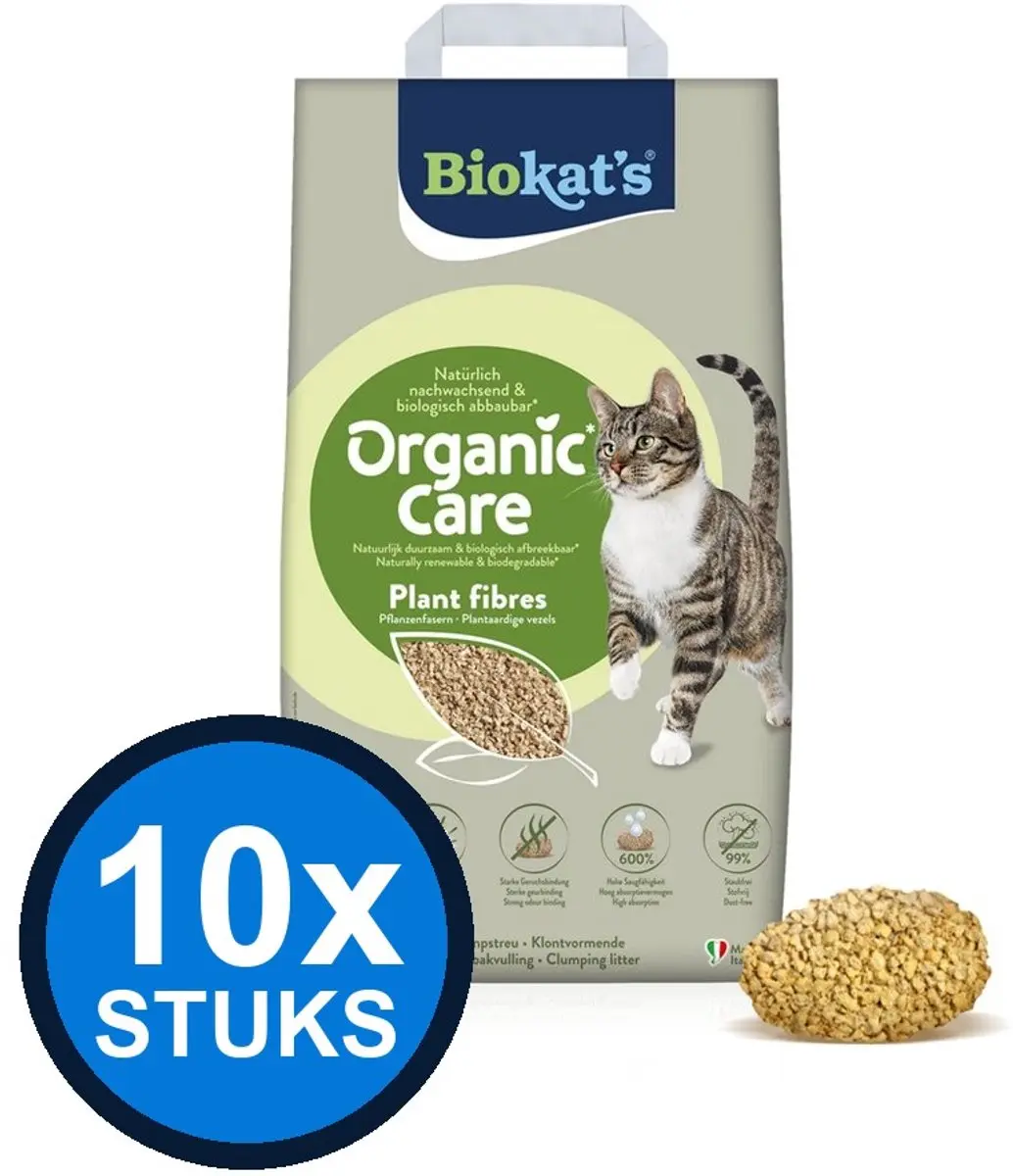 Biokat's Organic Care Plantvezels 8L