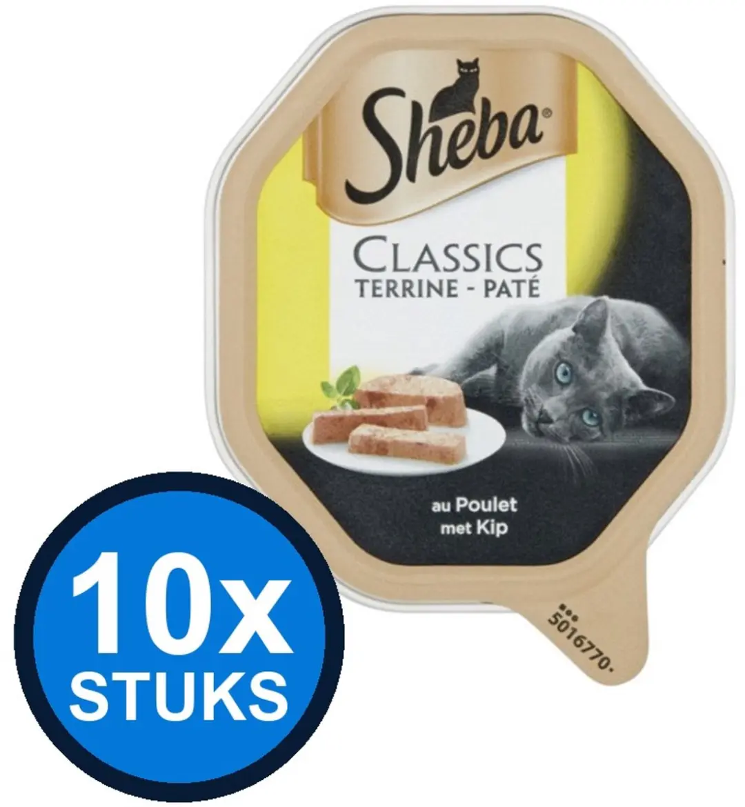 Sheba Classic Paté Kip Natvoer