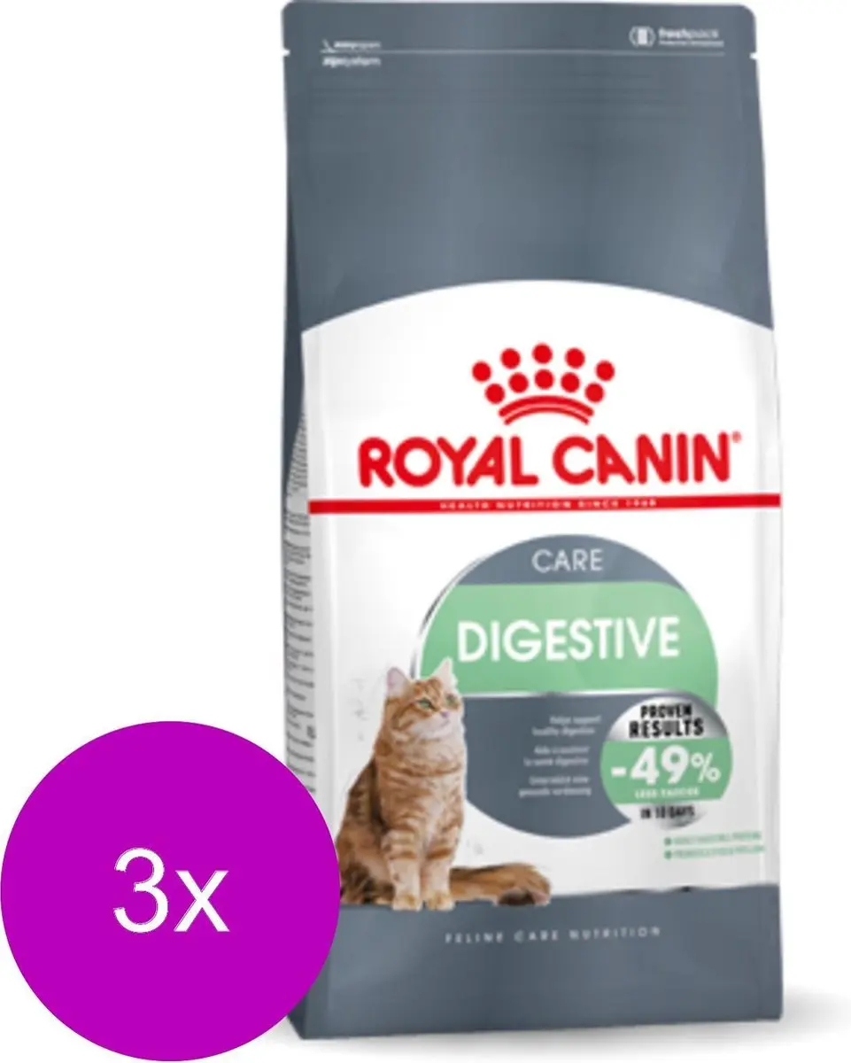 Royal Canin Digestive Care Kattenvoer - 3x2kg