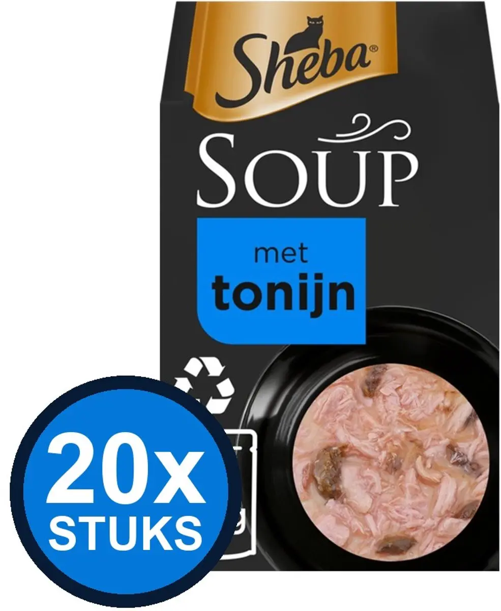Sheba Soup Tonijn Kattenvoer Natvoer