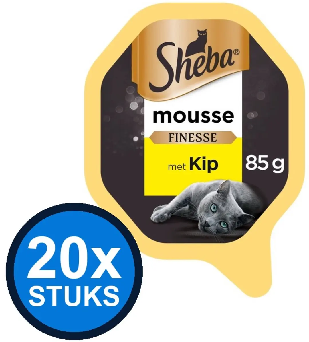 Sheba Finesse Mousse Kip Kattenvoer Natvoer