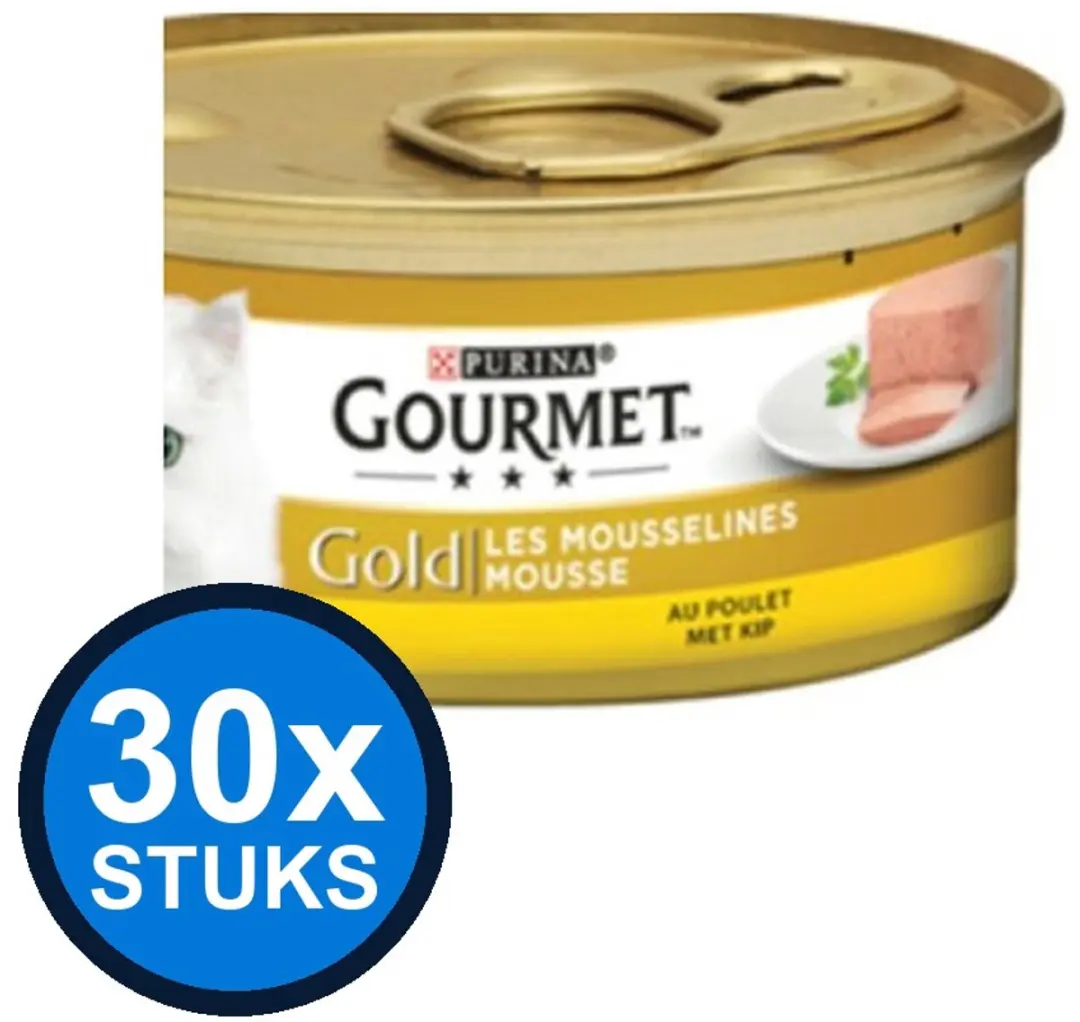Gourmet Gold Mousse Kip Kattenvoer Natvoer