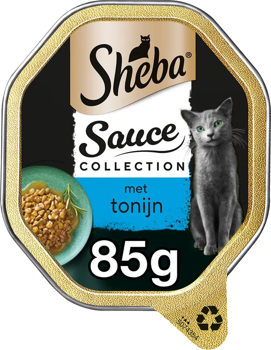 Sheba Sauce Collection Tonijn Kuipjes 22x85g