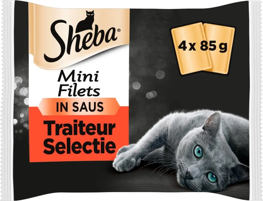 Sheba Delice Pouch Mini Filets In Saus - 52 Stuks