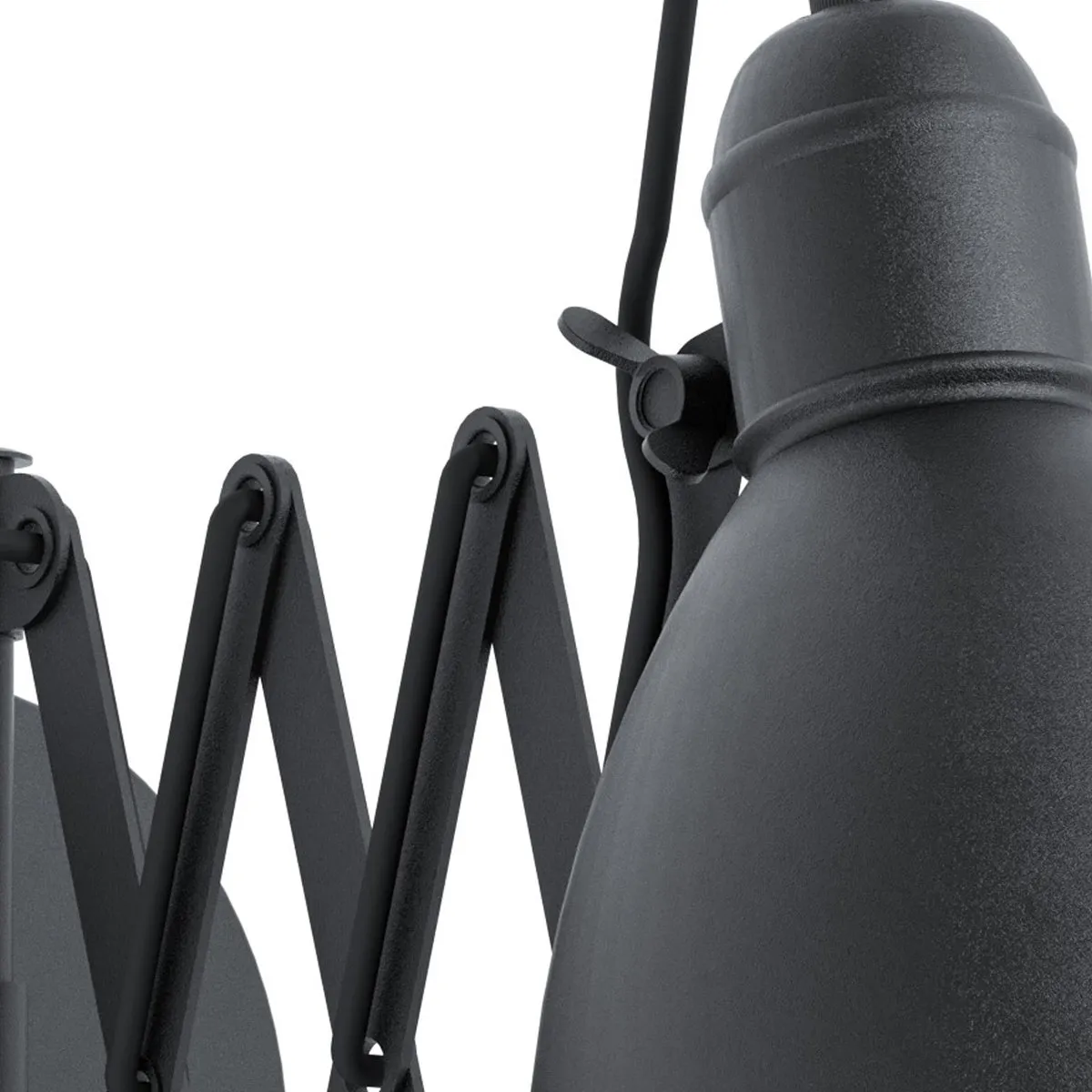 Eglo Treburley Wandlamp E27 - 65cm - Zwart/Goud