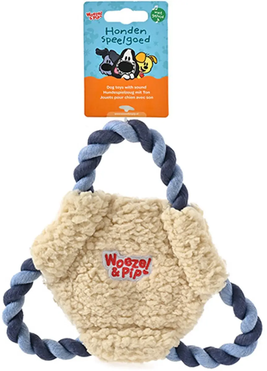 Woezel & Pip Hondenspeelgoed Frisbee Floss + Piep 20cm