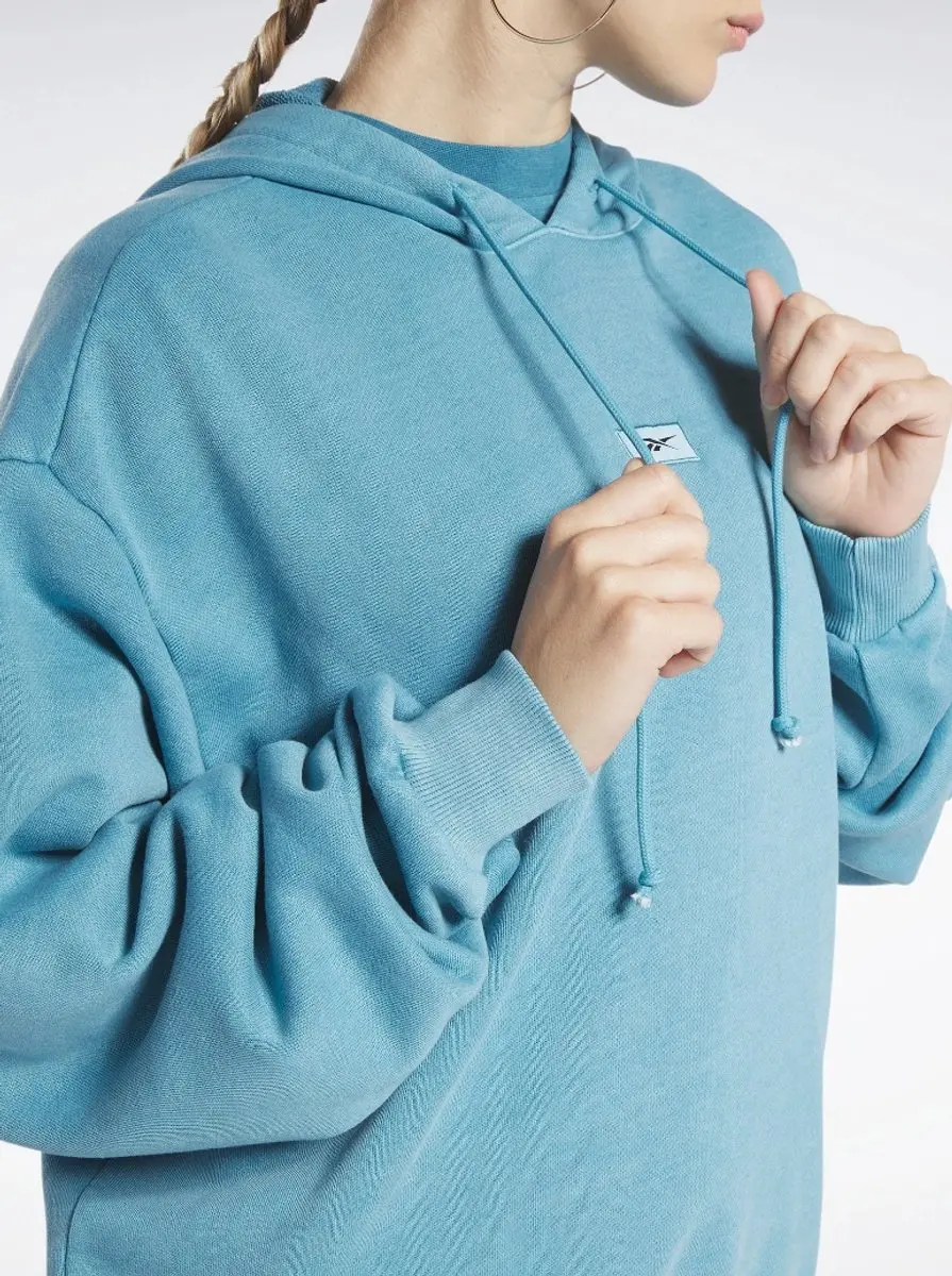 Reebok Dames Hoodie - Maat M - Blauw