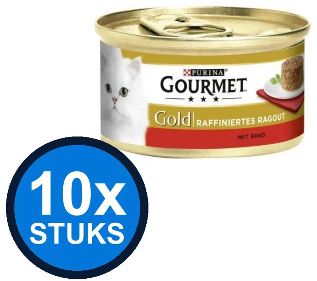 Gourmet Gold Hartig Torentje Rund Kattenvoer Natvoer