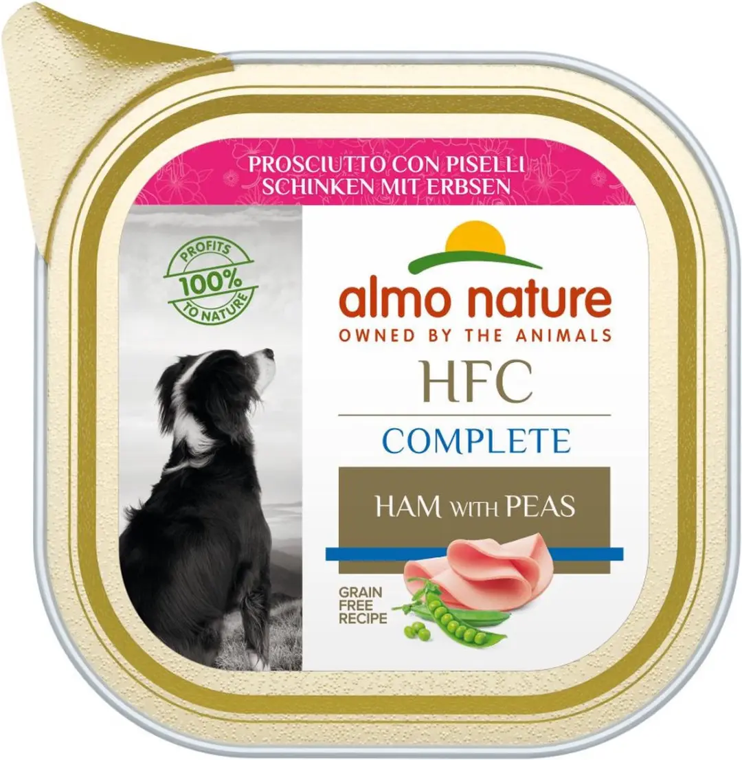 Almo Nature HFC Complete Natvoer Ham met Erwten 85g