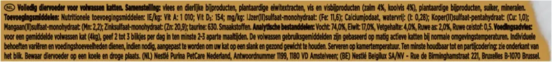 Gourmet Gold Hartig Torentje DUO Natvoer - Zalm & Koolvis - 24x85g